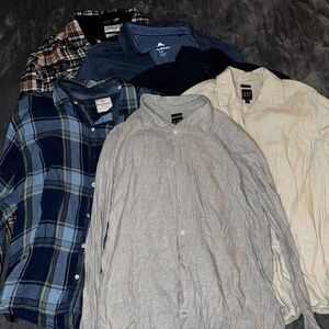 Lot of 6 Men's Casual Shirts